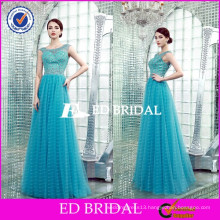 XZA003 OEM Wholesale Factory Crystal Beaded Sexy Open Back Long 2015 Evening Dress